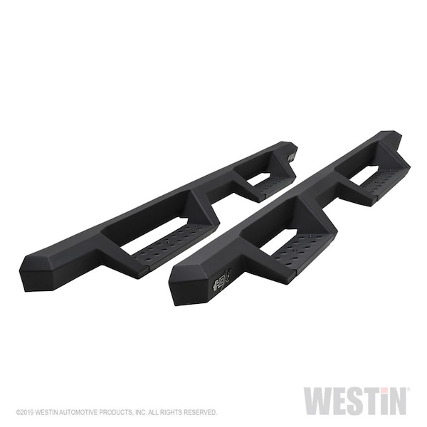 05-C TACOMA ACCESS CAB HDX DROP NERF STEP BARS TEXTURED BLACK